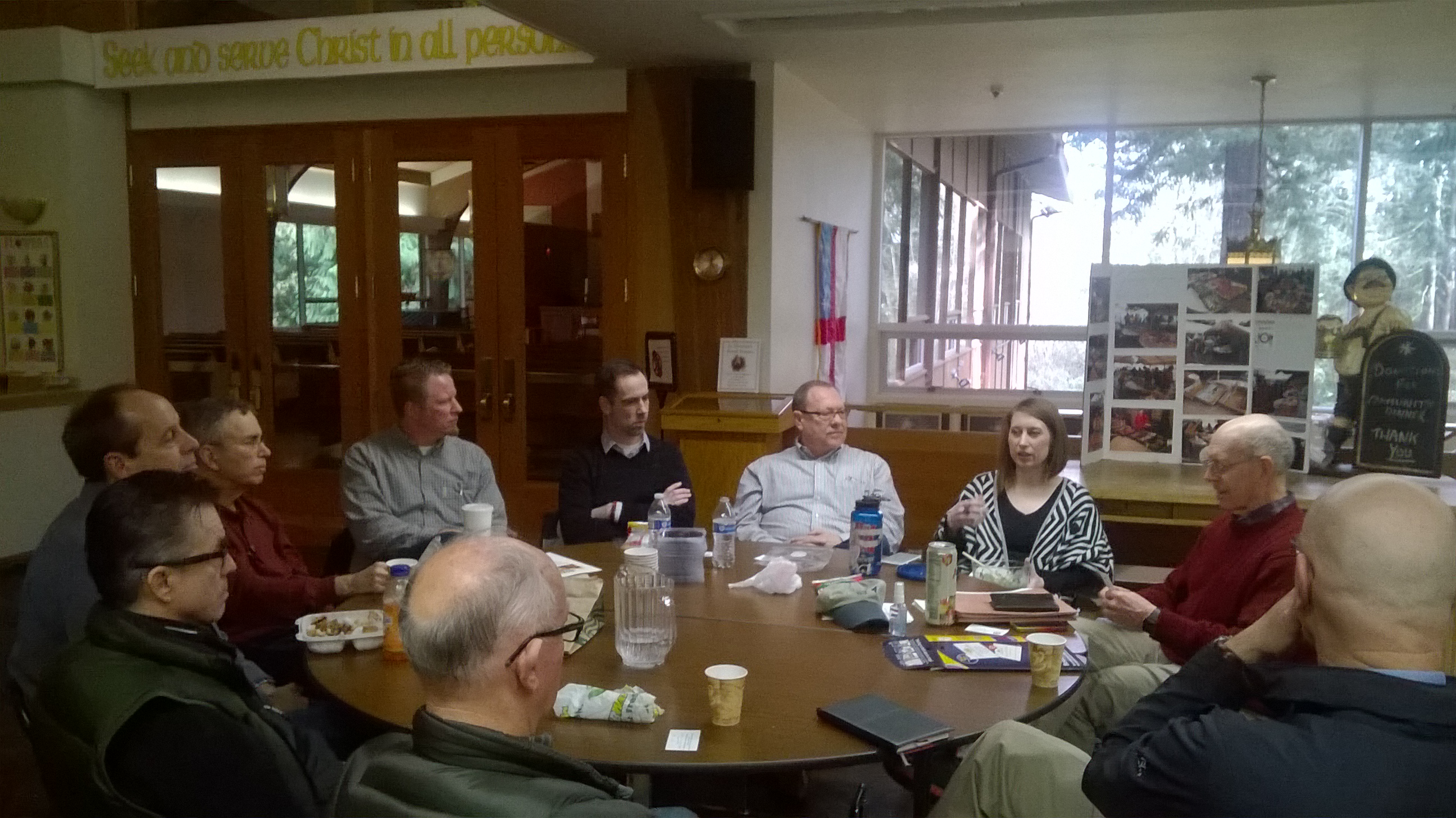 Church leaders lunch at St Dunstan March 10th 2016